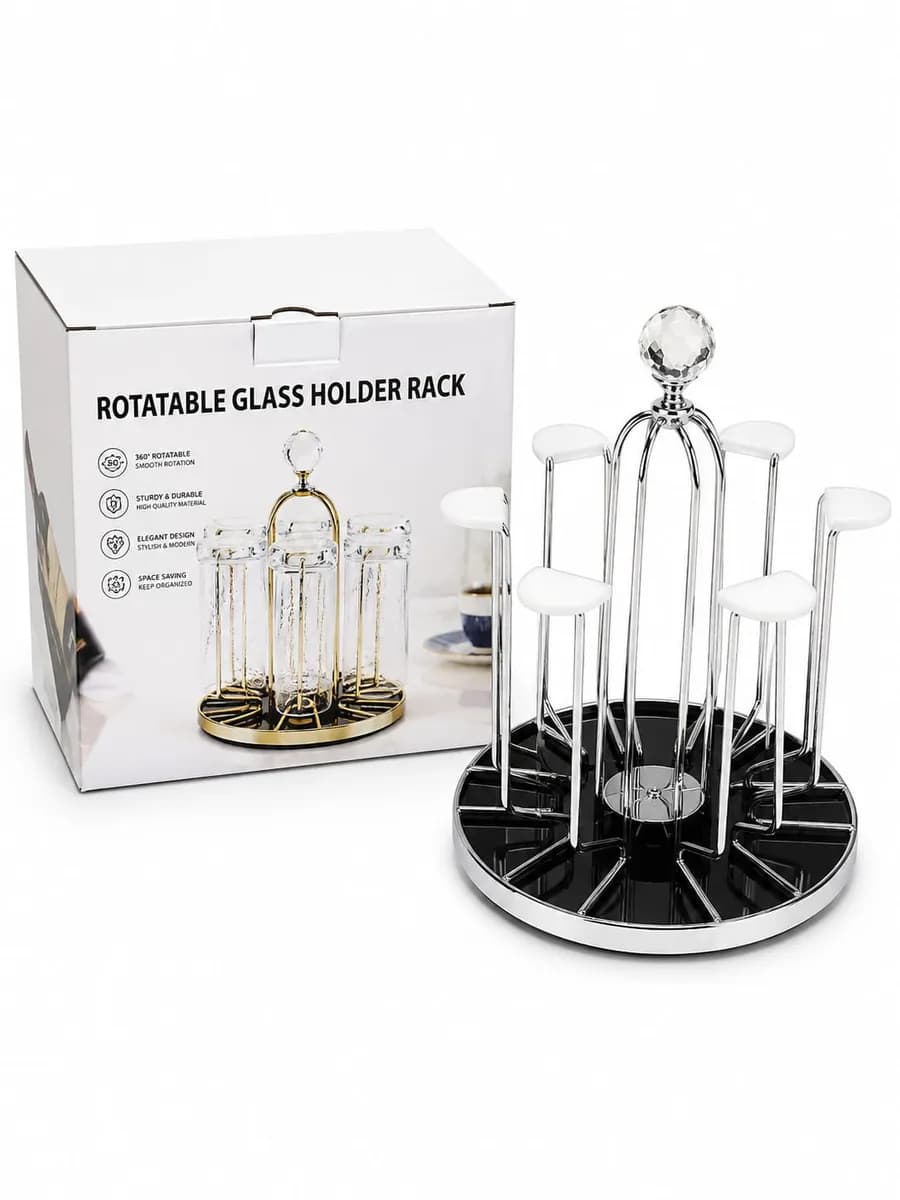Beautiful Steel Glass Stand