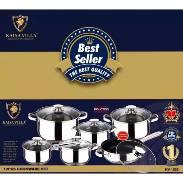 Kaisa Villa 12pcs Cookware set